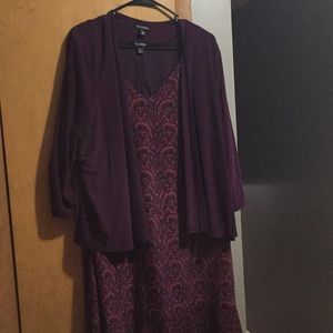 Roz & Ali dress and jacket from Dress Barn